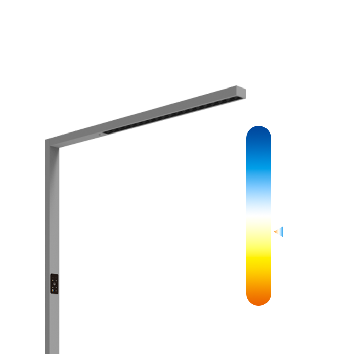 Sensor LED floor lamp